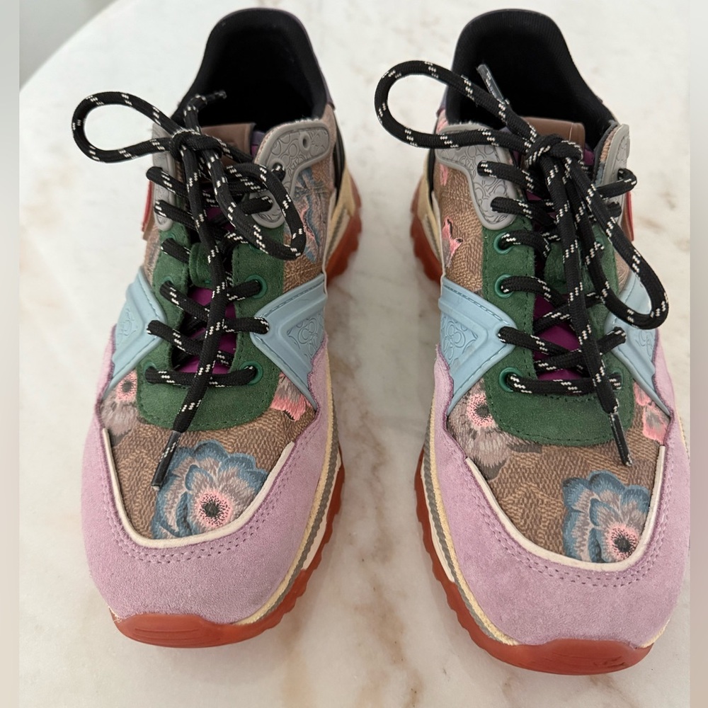 Coach Multicolor Floral Sneakers